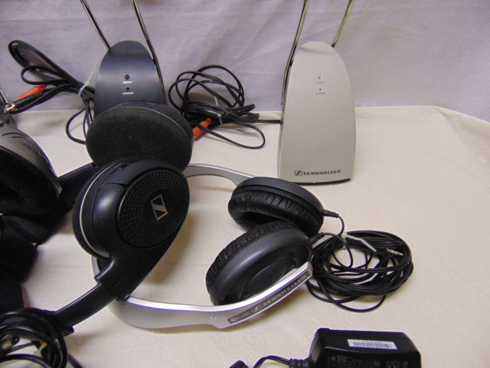 Lot Of Sennheiser TR120 Transmitter & Headphones