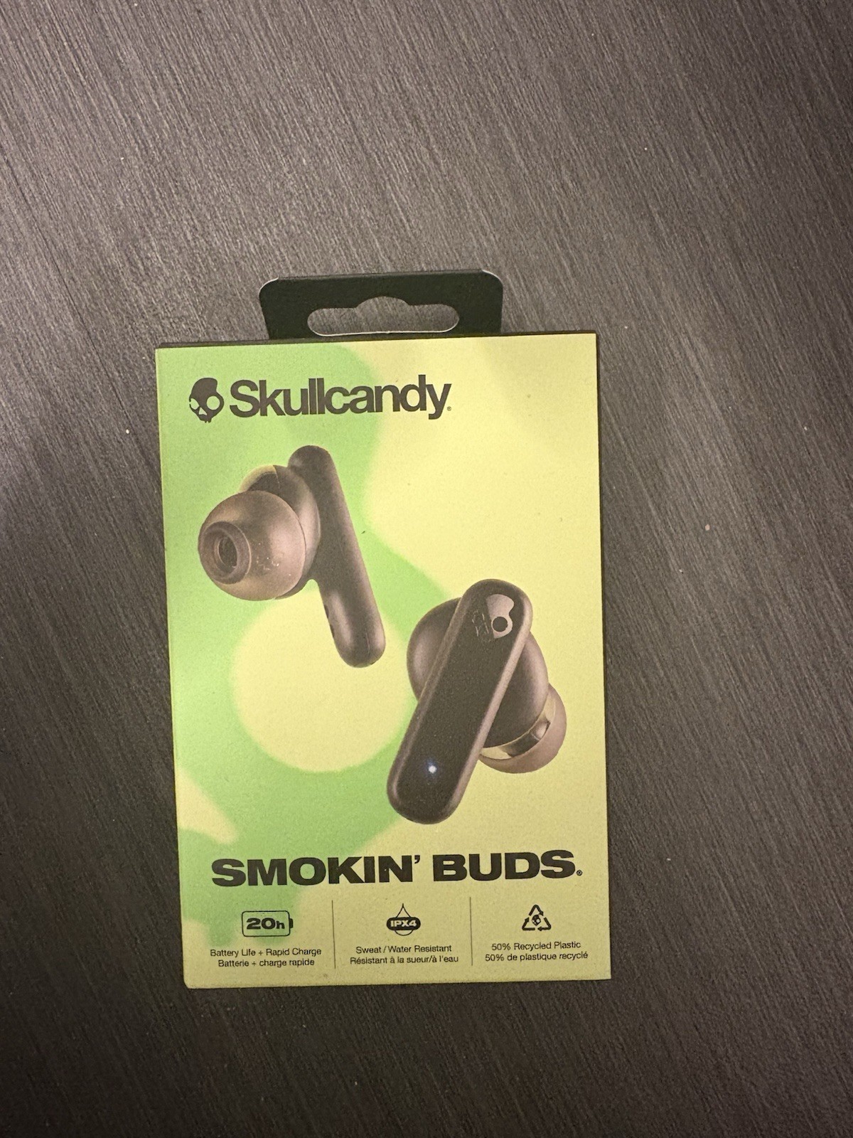 Skullcandy Smokin’ Buds XT True Wireless in-Ear Earbuds, Black