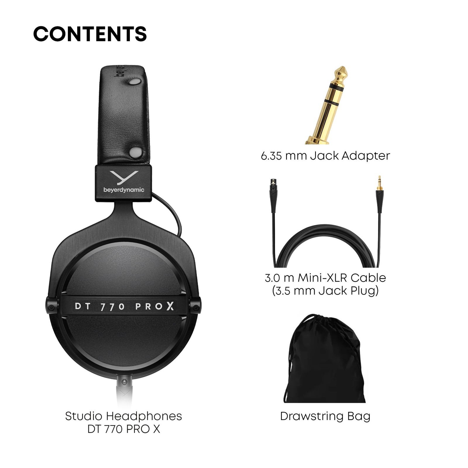 beyerdynamic DT 770 Pro X Wired Over-Ear Headphones, 48 Ohm, Closed-Back Profess
