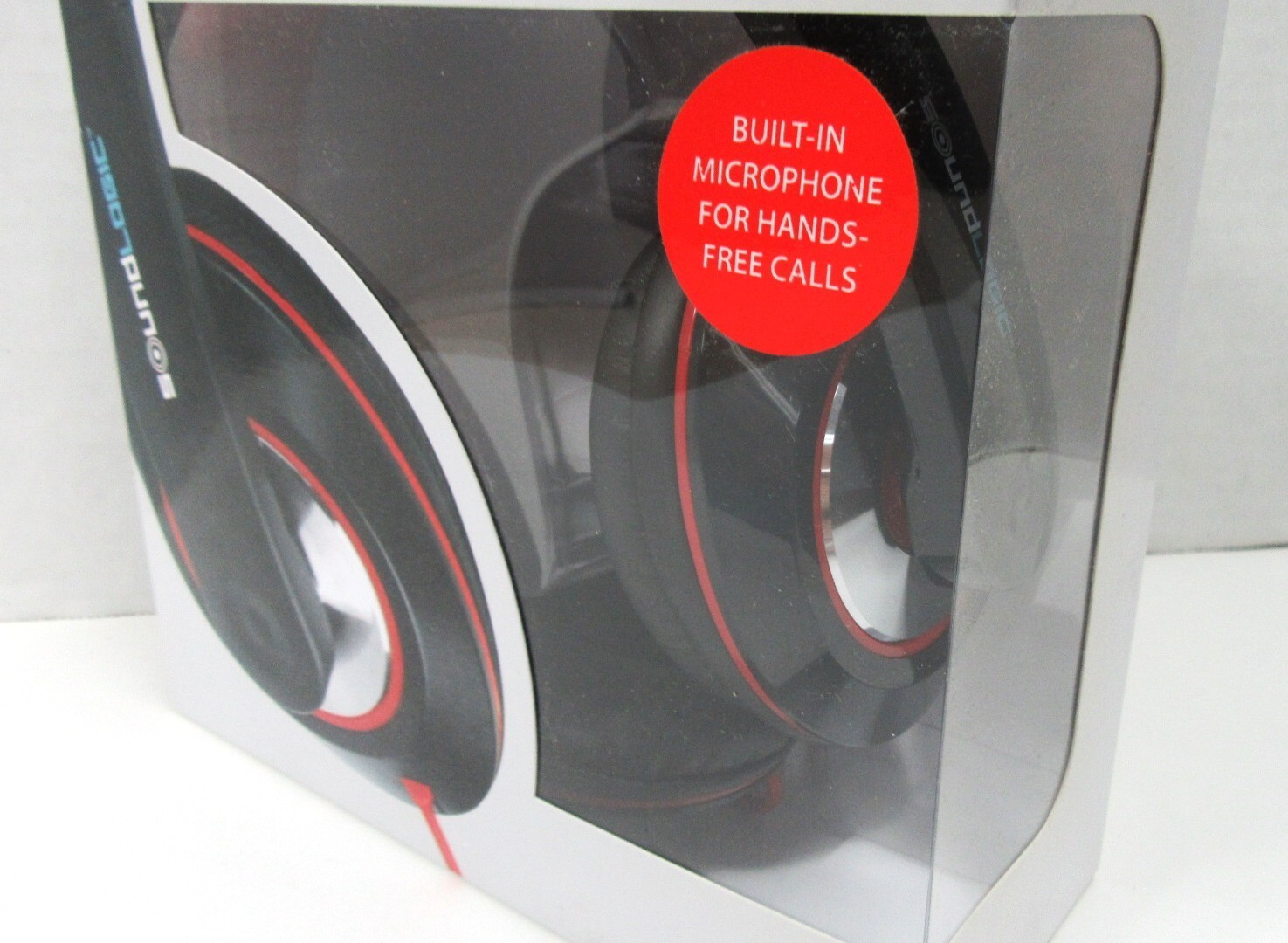 NEW SOUNDLOGIC DYNABASS HEADPHONE WITH MICROPHONE SEALED BOX