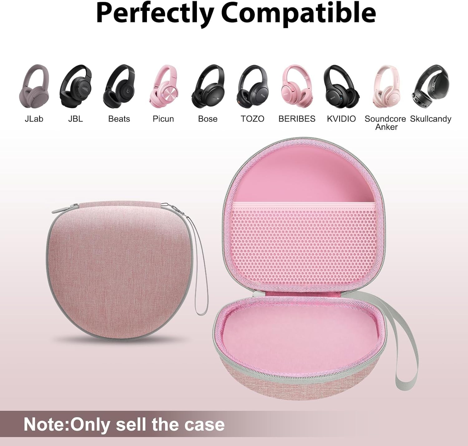 Headphone Headset Case for Beats/JLab/Lorelei X8/JBL/TOZO/BERIBES/Picun/KVIDI…