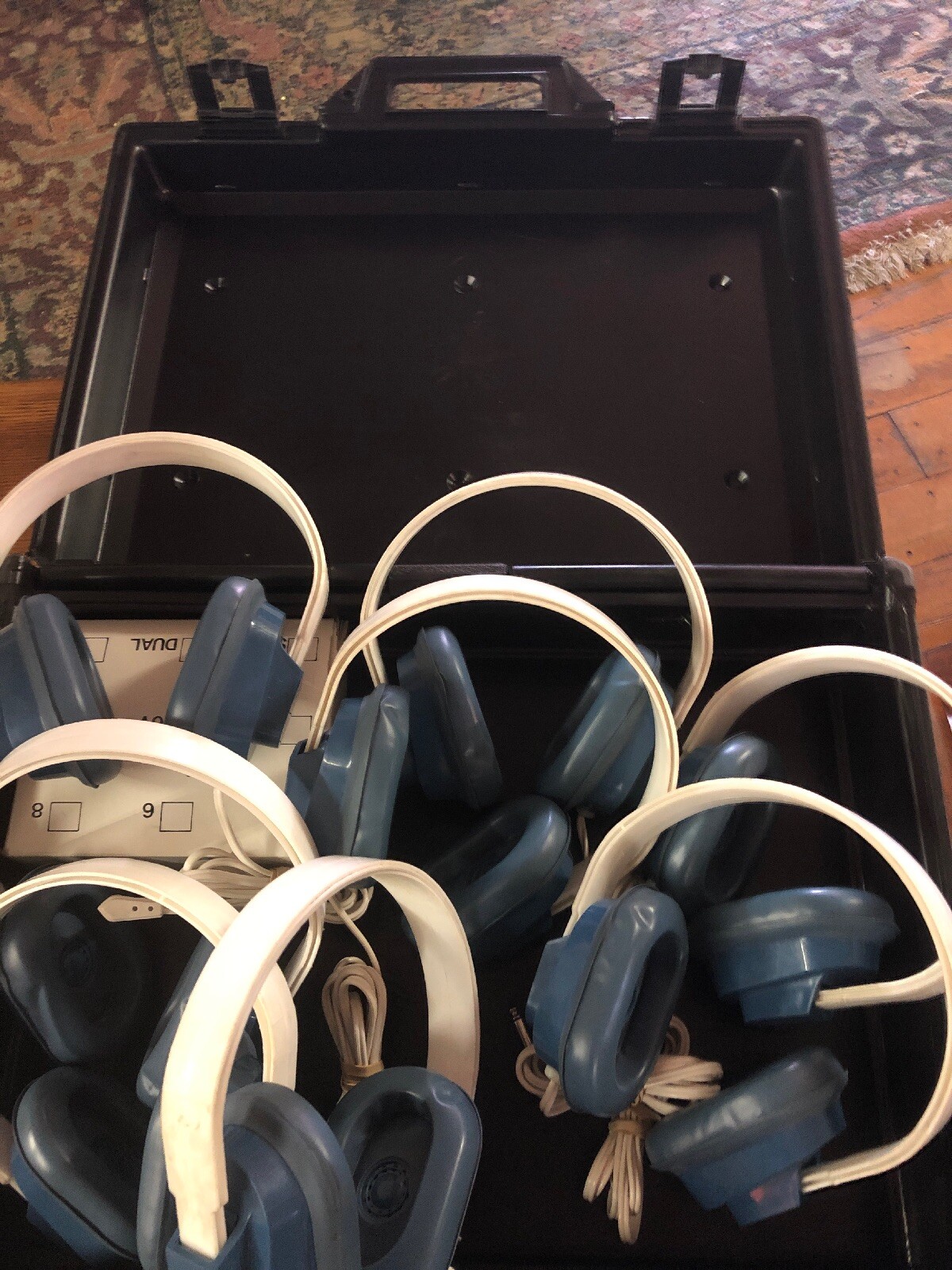 Set Of 8 Unbranded/Generic Ear-Cup (Over the Ear) Headphones H88 ,Mixer and Case