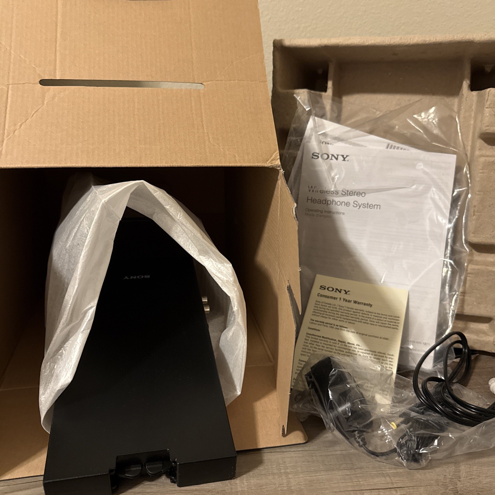Sony RF985RK Black Wireless Noise Cancellation Headphones