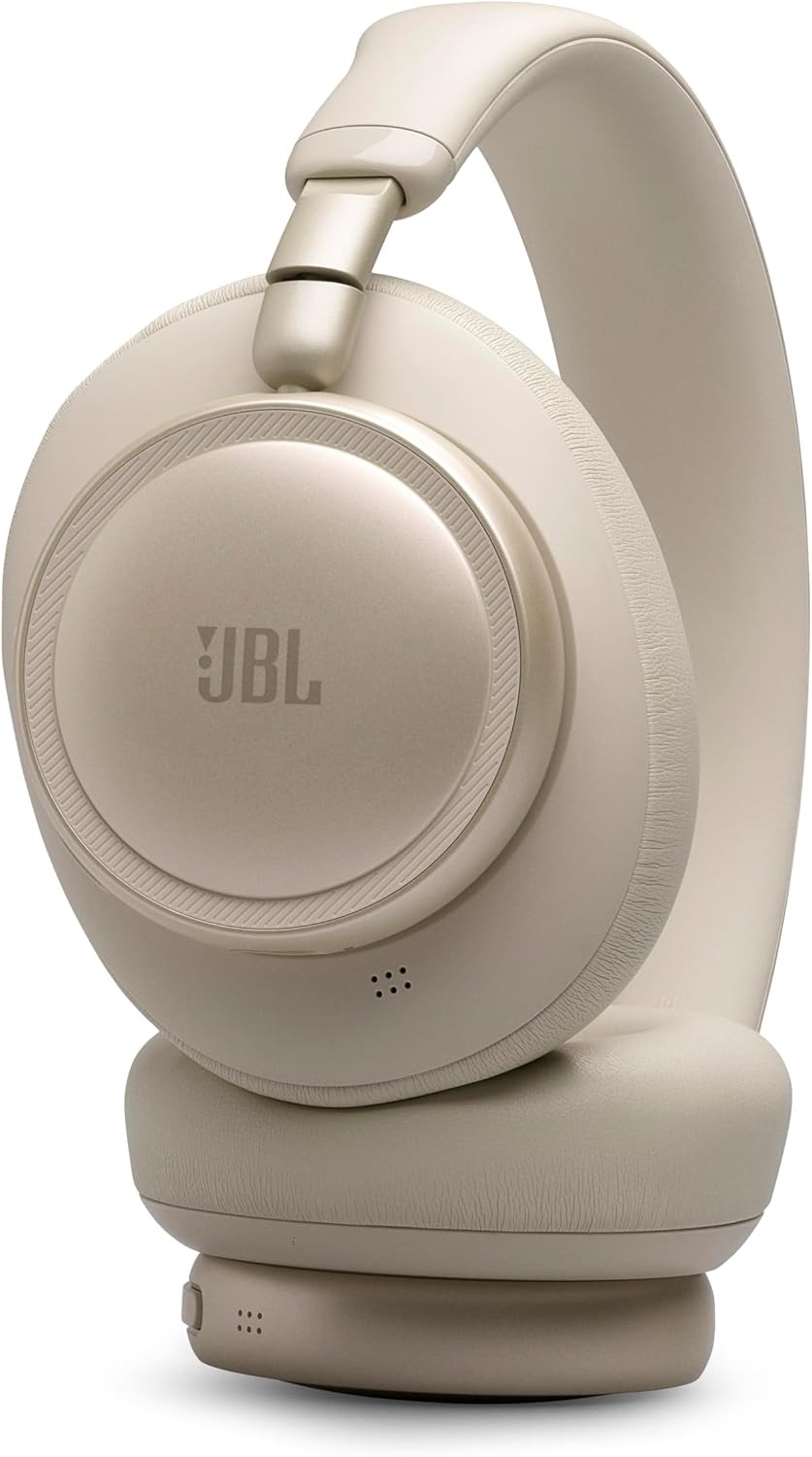 JBL LIVE 780NC Over-Ear Wireless Headphones Bluetooth Noise Cancelling Champagne