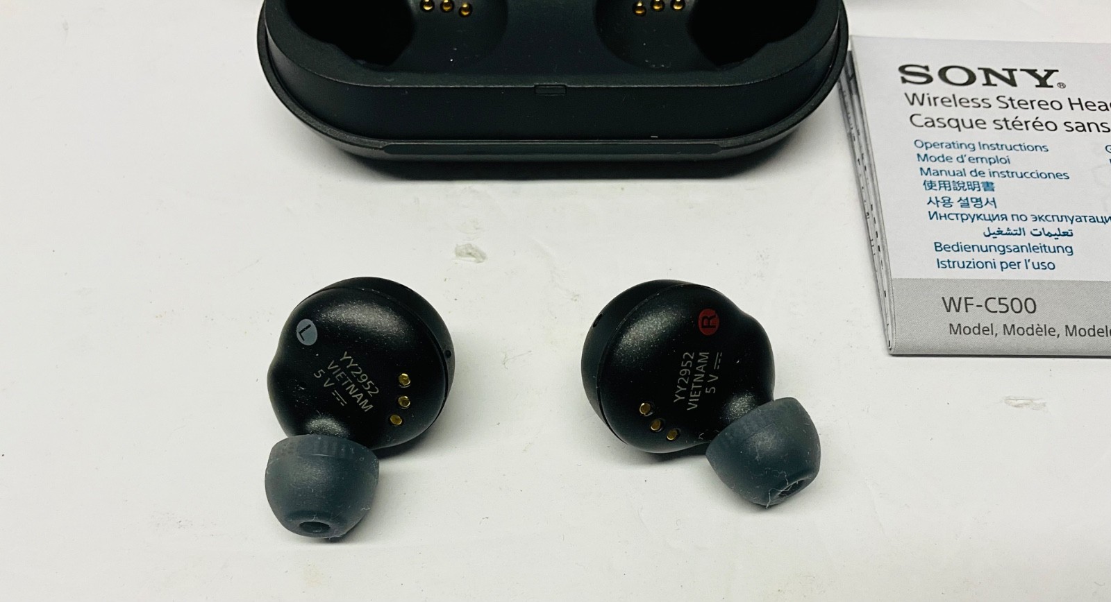 Sony WF-C500 Truly Wireless In-Ear Bluetooth Headphones – Black
