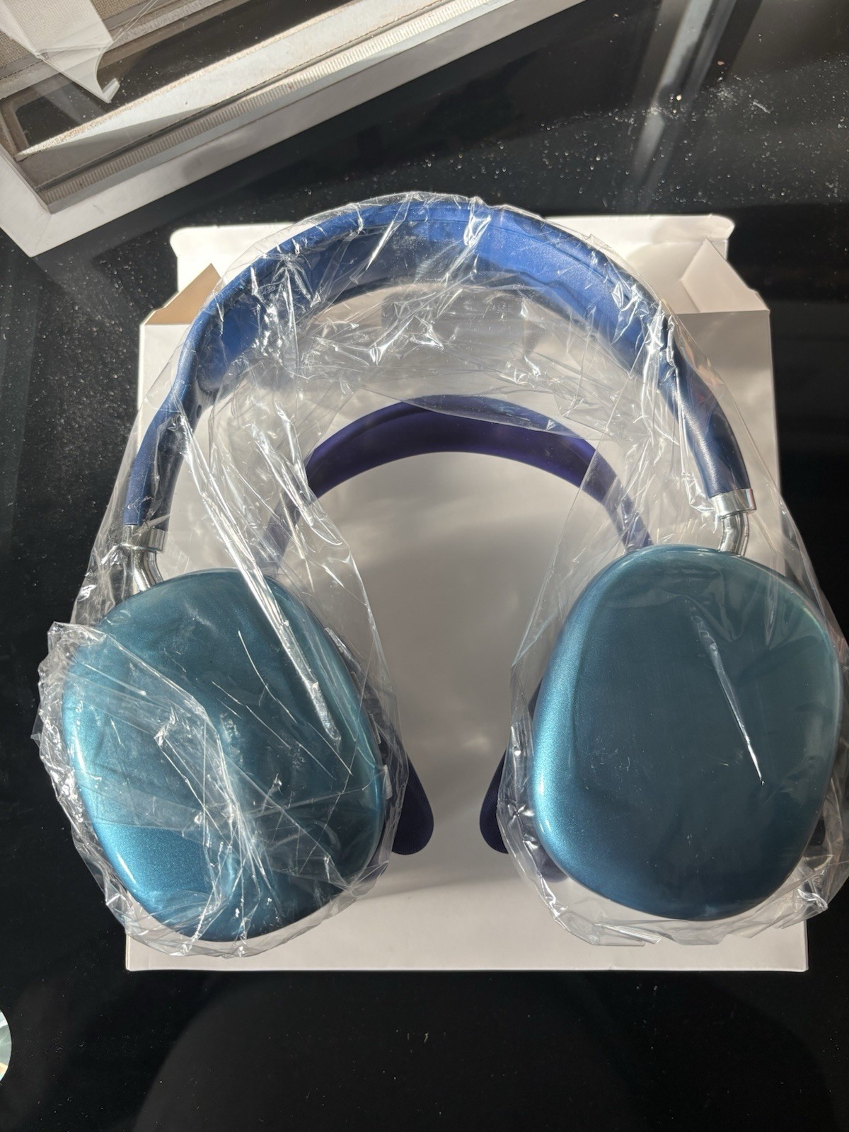 P9 ProMax Blue Over-Ear Headband Headphones 50mm Drivers Double Earpieces