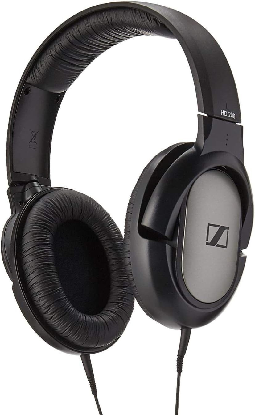 Sennheiser HD 206 Headphones Wired – Black