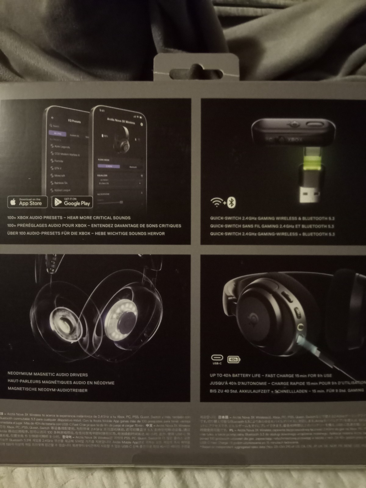 Brand New Sealed – SteelSeries Arctis Nova 3X Gaming Headset – Black – fast ship