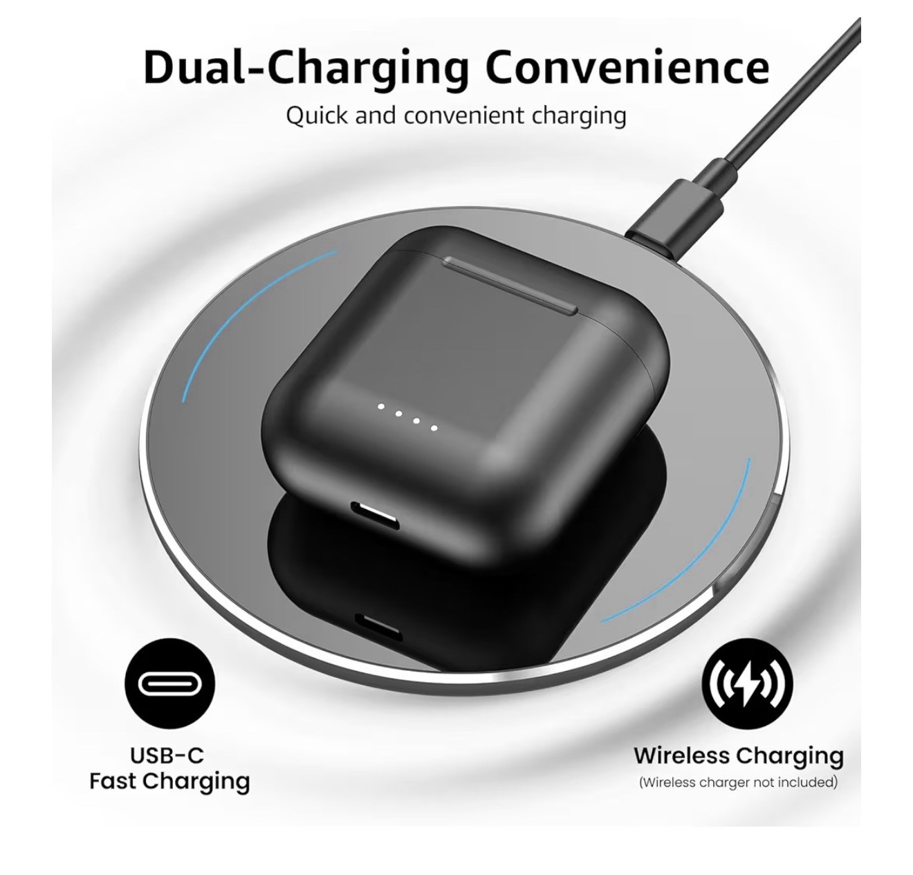 Wireless Earbuds, Bluetooth Ear Buds, Stereo Sound in Ear Headphones, 50 Hours P