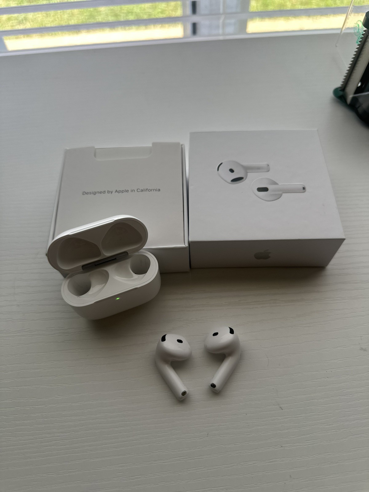 Apple AirPods 4 White with ANC In Ear Headphones