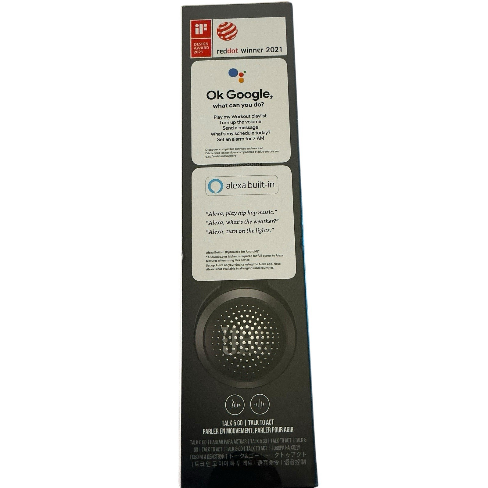 JBL Live 460NC Wireless Bluetooth Noise Cancelling On Ear Headphones Black