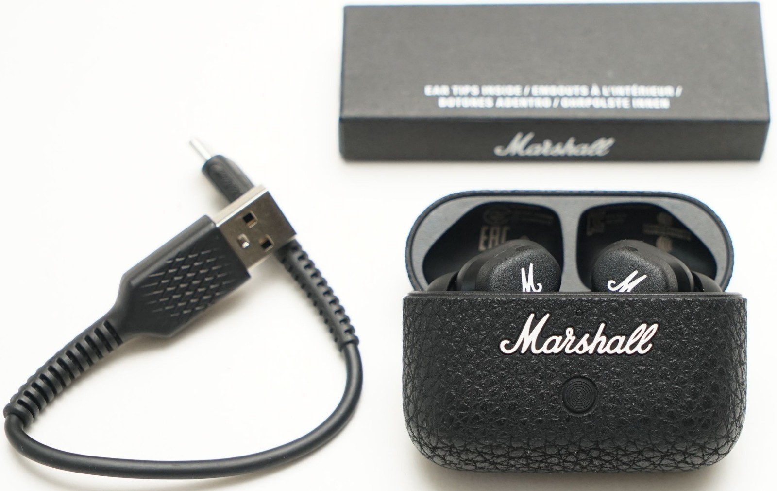 Marshall Motif II A.N.C Earbuds Active Noise-Canceling Bluetooth Black