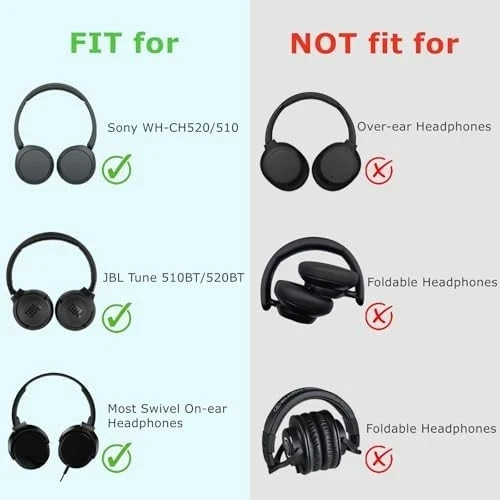 Travel Carrying Case for Bluetooth Headphones On Ear Storage Box