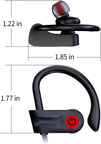Boean Bluetooth Headphones, Wireless Headphones with 16 Hours Playtime Black