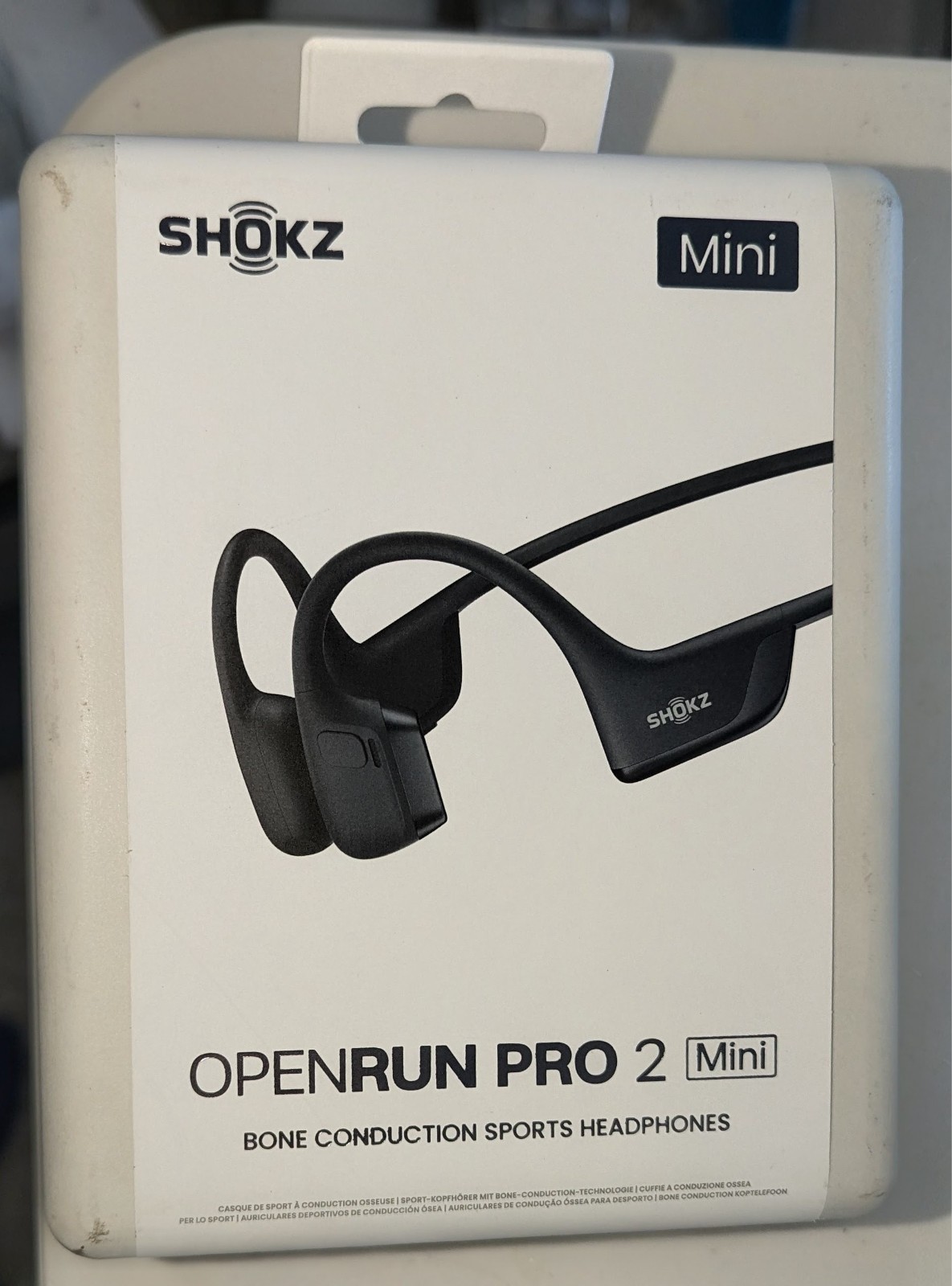 Shokz OpenRun Pro 2 Mini Bone Conduction Bluetooth Wireless Headphones – Black