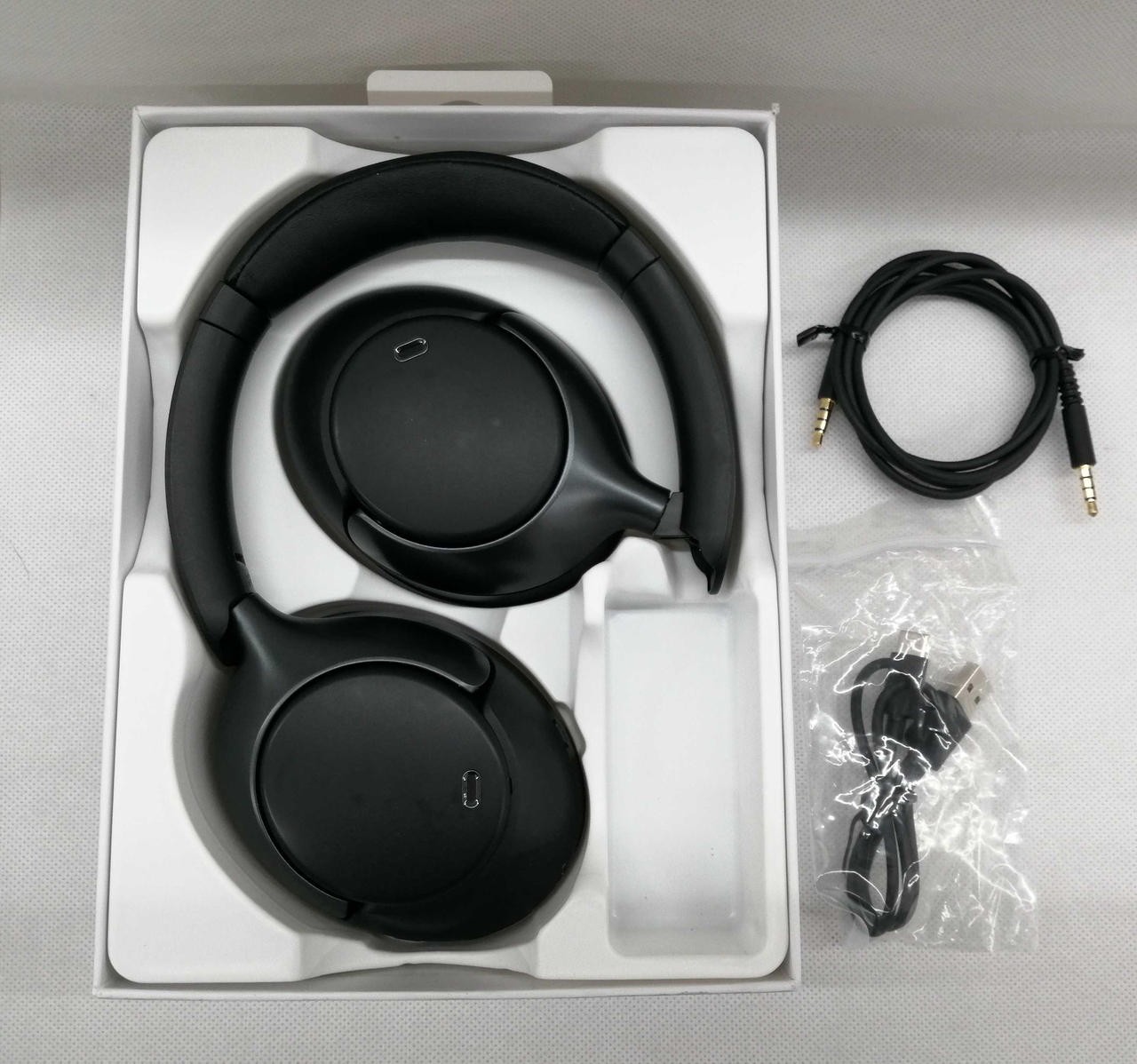 QCY H3 Pro Wireless Headphones ANC Hi-Res LDAC Over-Ear Black Japan Used