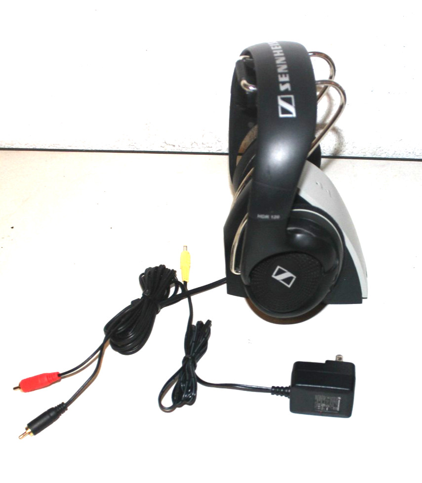 Sennheiser HDR 120 Wireless RF Headphones Rechargeable w/ TR-120 Base