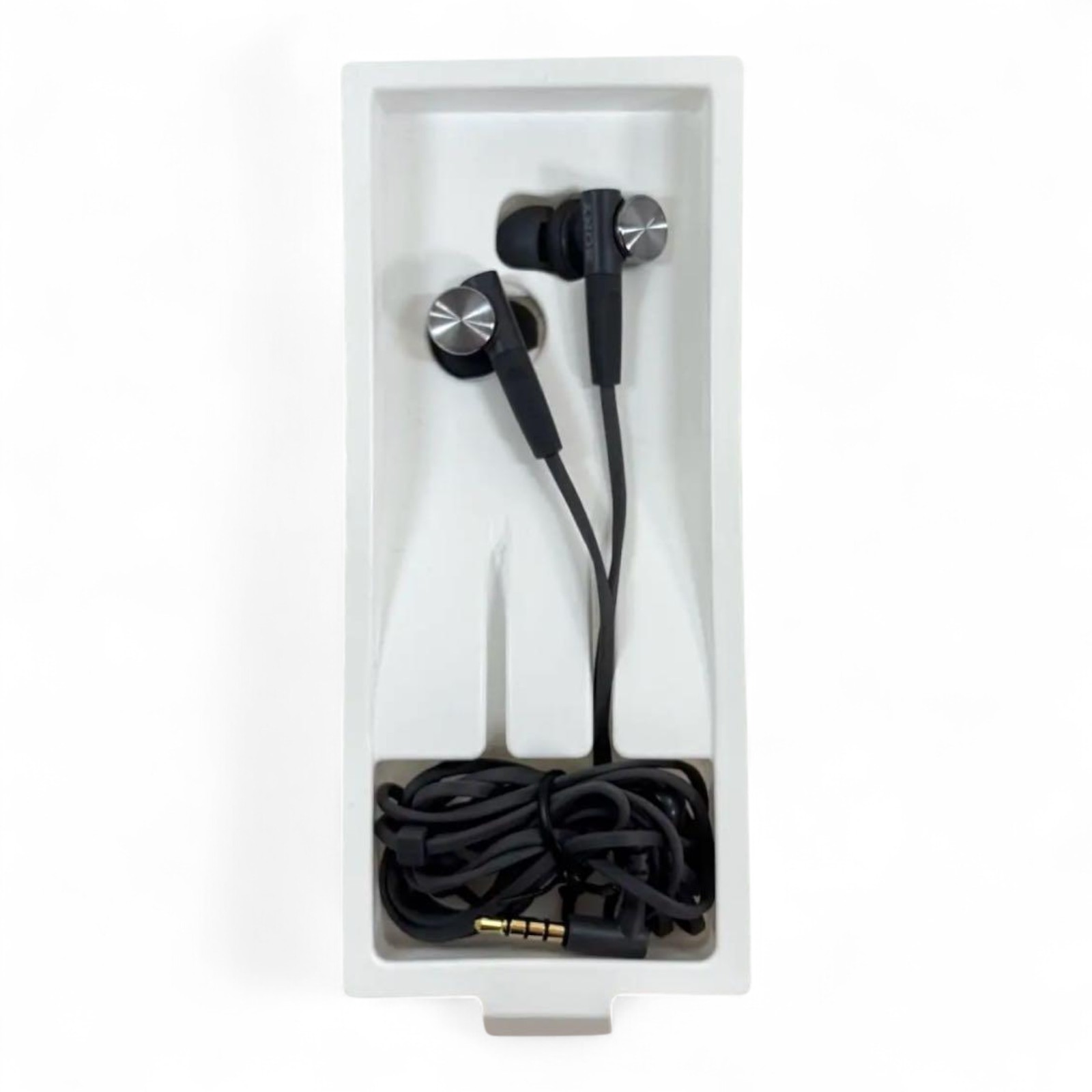 SONY MDR-XB55AP Bass Booster In-Ear Headphones with In-Line Mac Black New