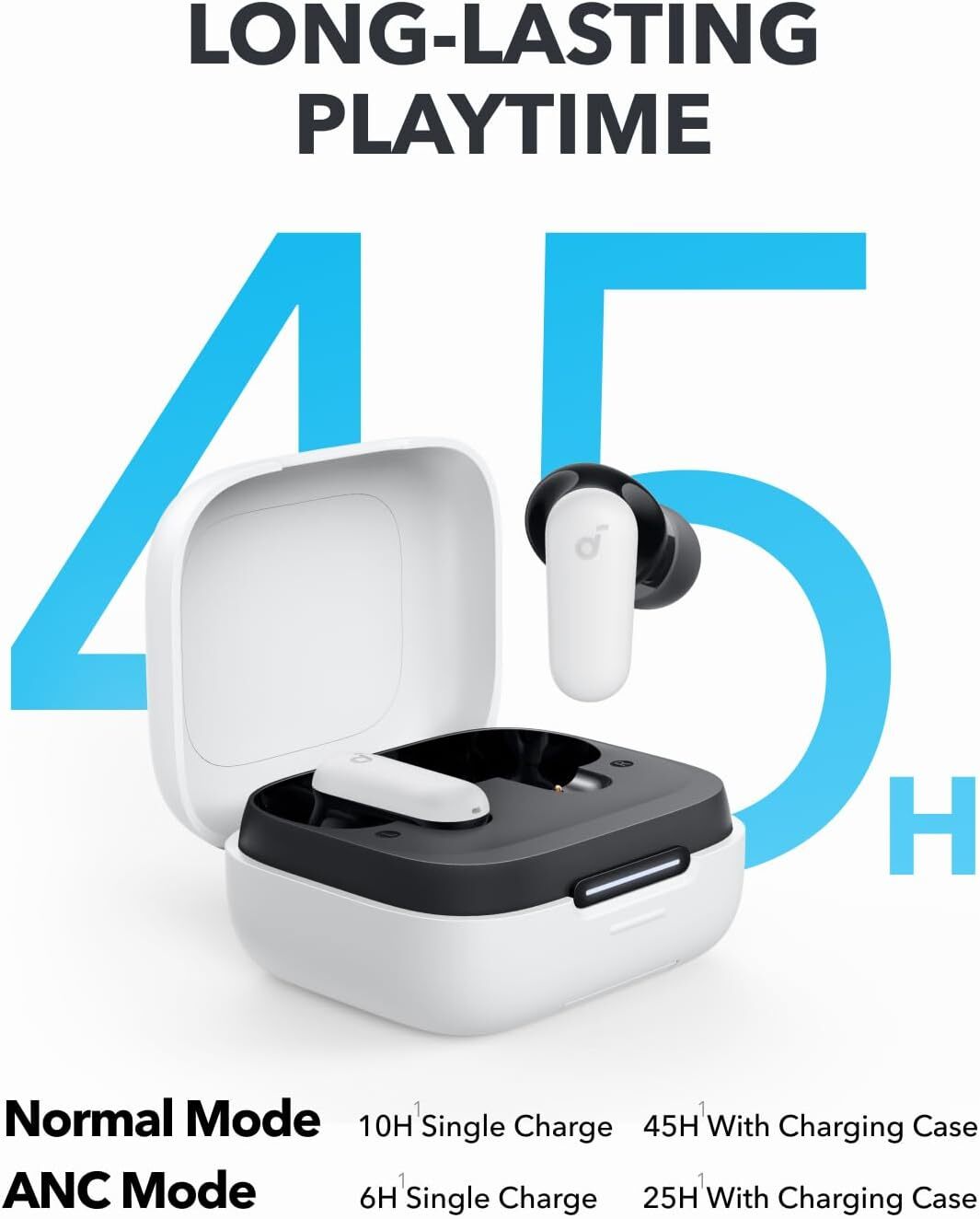 Soundcore P30i Wireless Earbuds 2-in-1 Case Phone Stand Smart Noise Cancelling