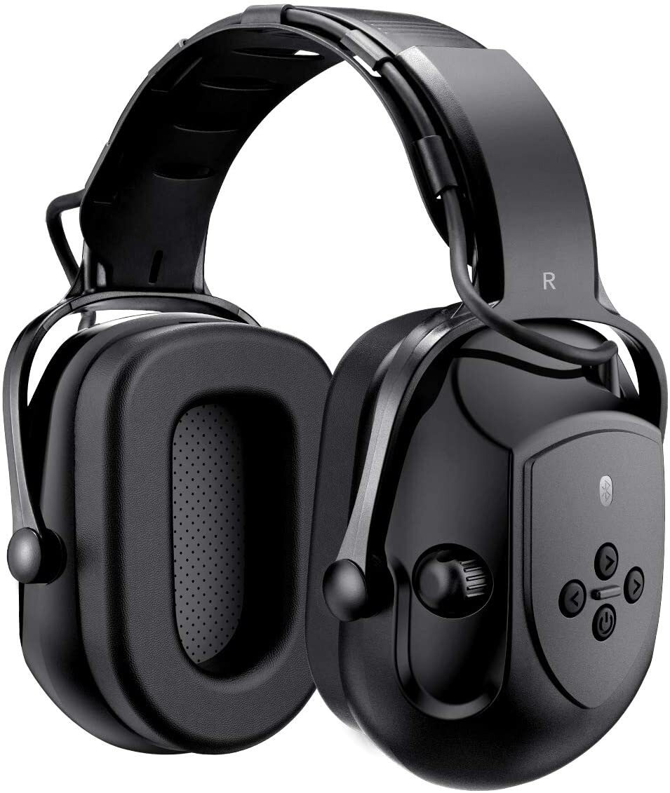 Mpow Bluetooth Noise Reduction Safety Ear Muffs Hearing Protection Headphone Mic