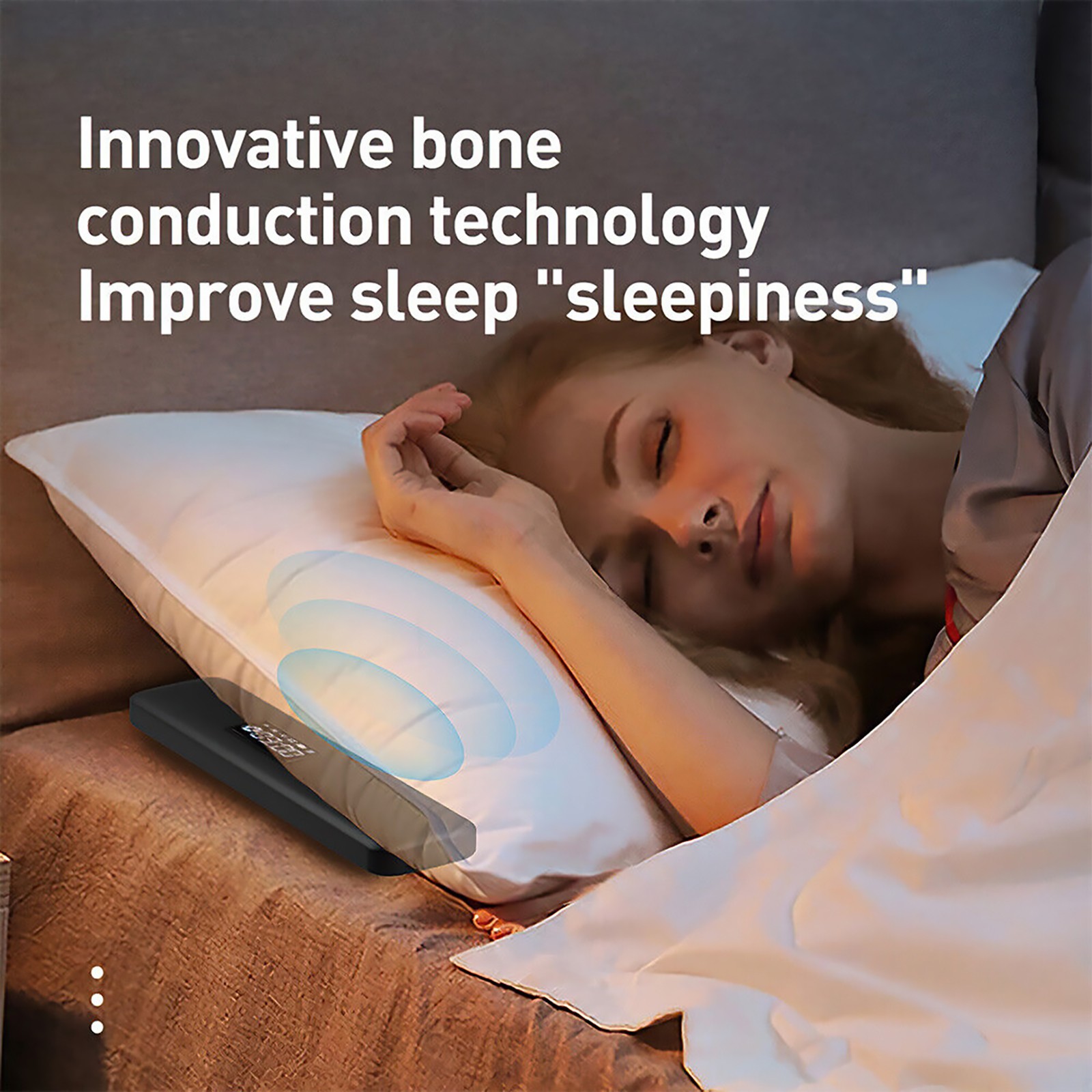 5.3 Rechargeable Bone Conduction Bluetooth Wireless Soundbar Sleep Speaker