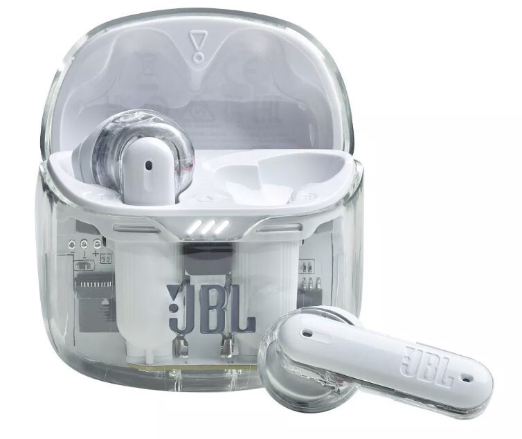 JBL Tune Flex True Wireless Active Noise Cancelling in-Ear Earbuds – Ghost White