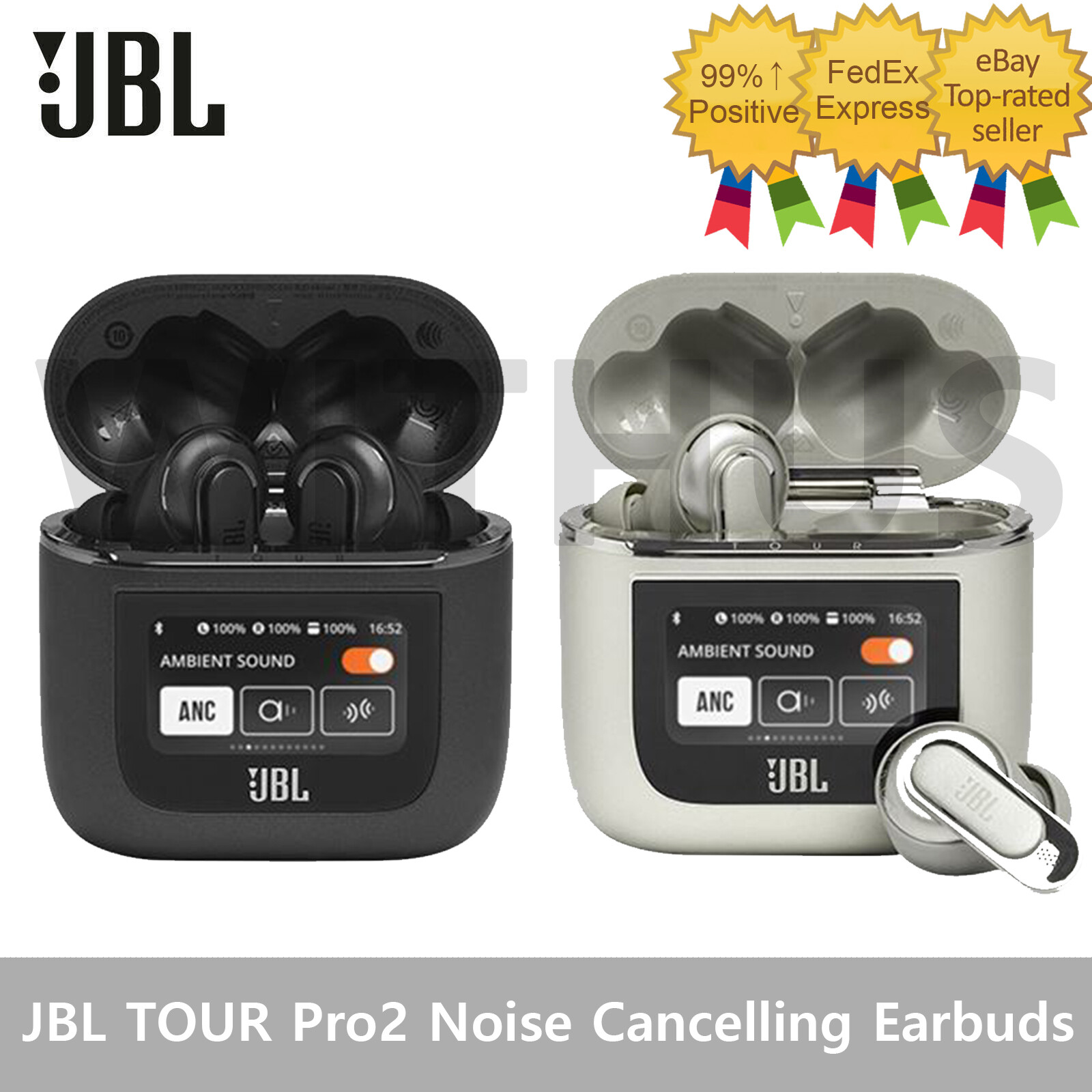 JBL TOUR Pro 2 True Wireless Noise Cancelling Earbuds – JBLTOURPRO2