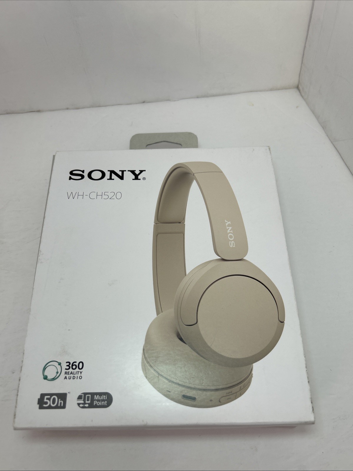 Sony WH-CH520 Wireless On-Ear Bluetooth Headphones – Beige New SEALED