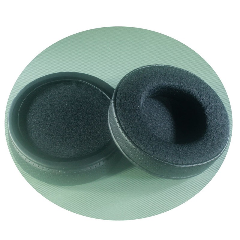1Pair Black Ear Pads for 70/75/80/85/90/95/100/105/110MM Breathable Headphones