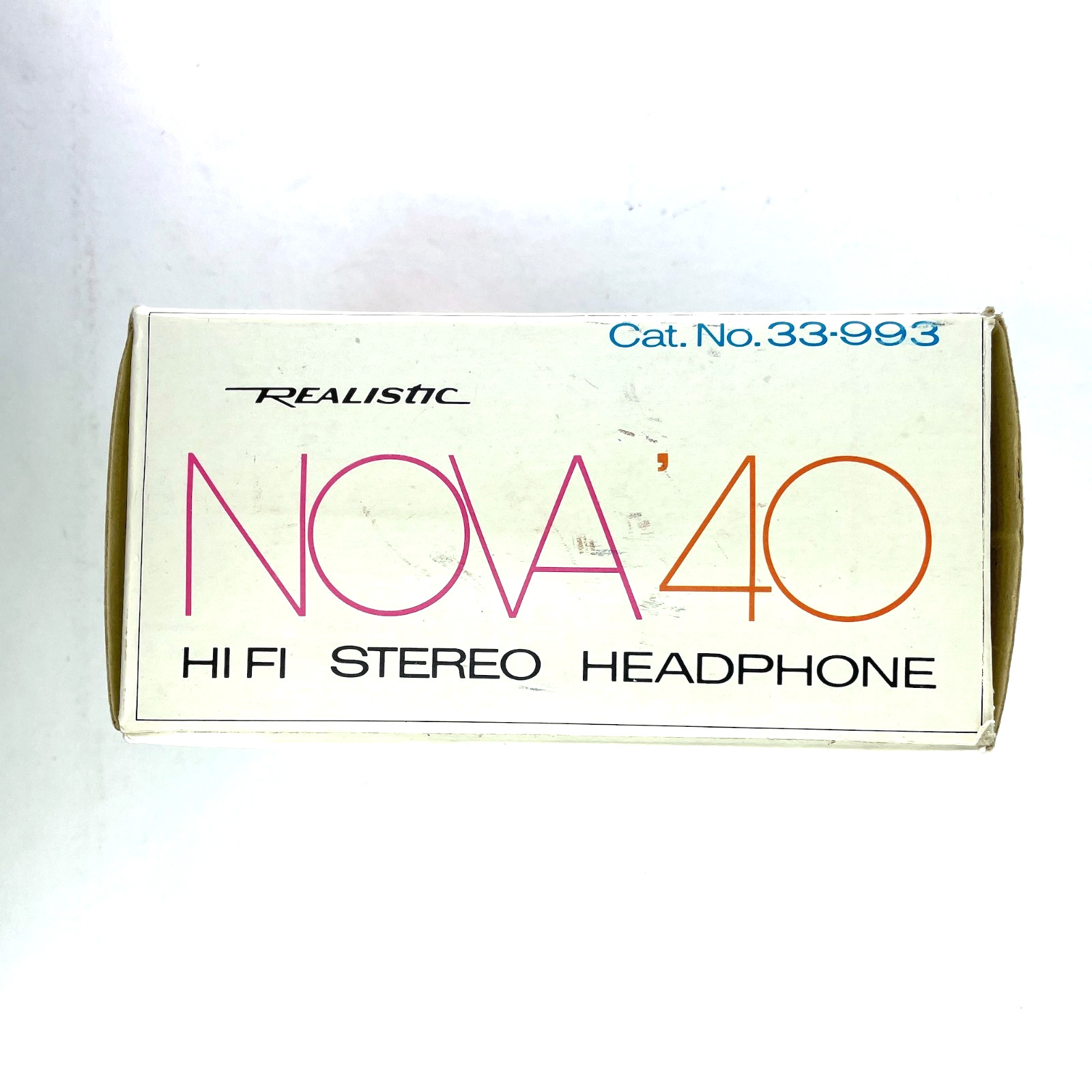 Realistic Nova ’40 Hi-Fi Stereo Headphones – Cat. No. 33-993 w/ Box Vintage