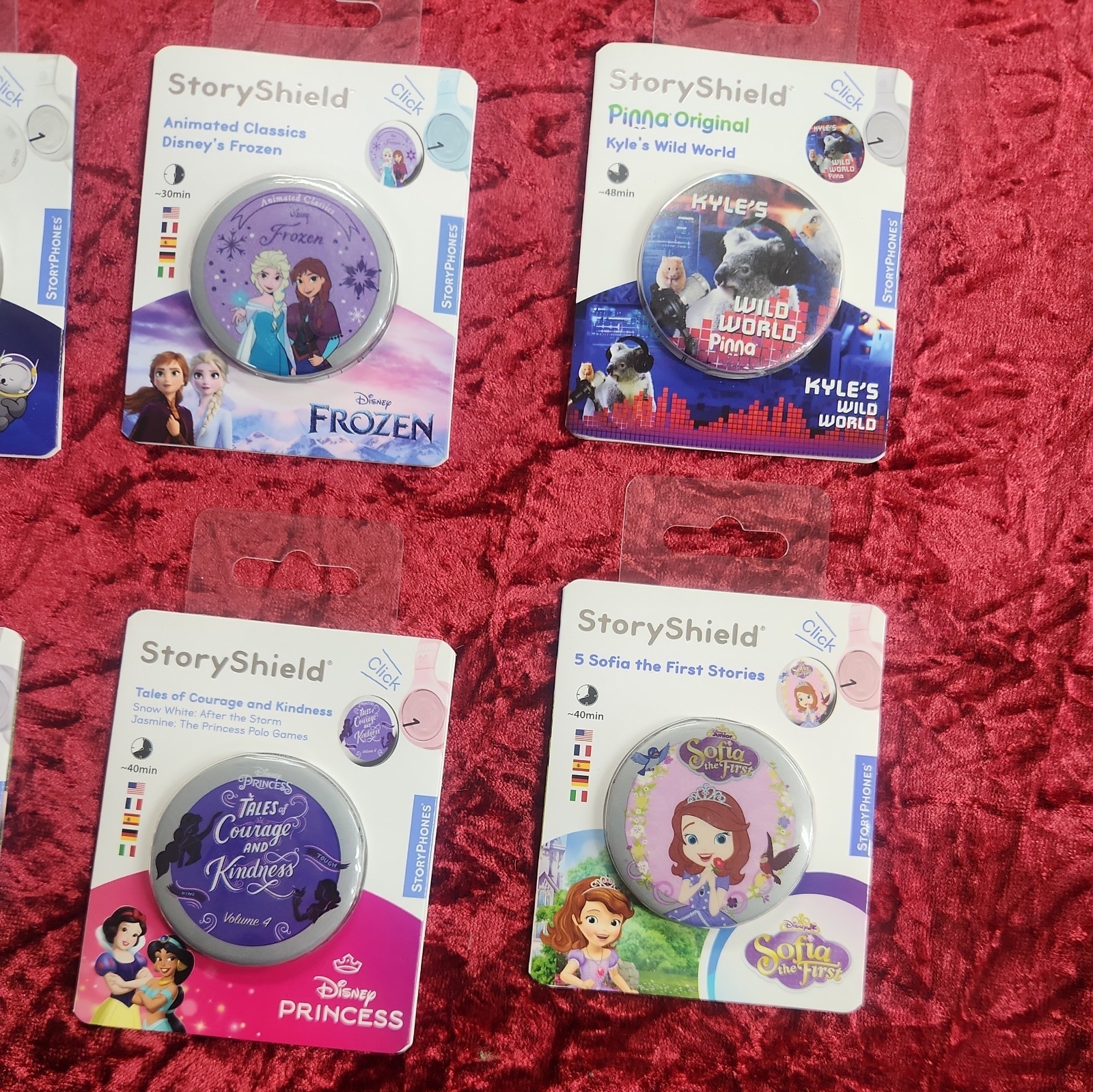 Lot of 6 Brand New Storyphones Story Shields Headphones Storytelling Tonies