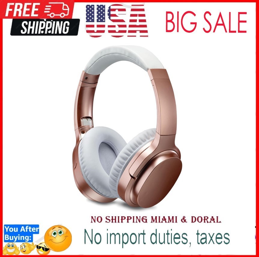 iLive Electronics Active Noise Cancellation Bluetooth Headphones, Adjustable