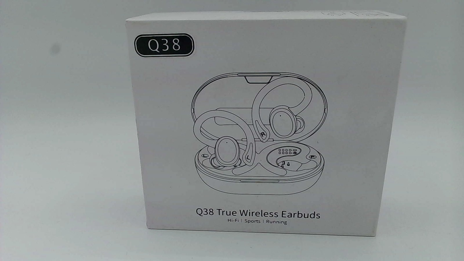 Q38 White True Wireless Earbuds Hi-Fi For Sports And Running