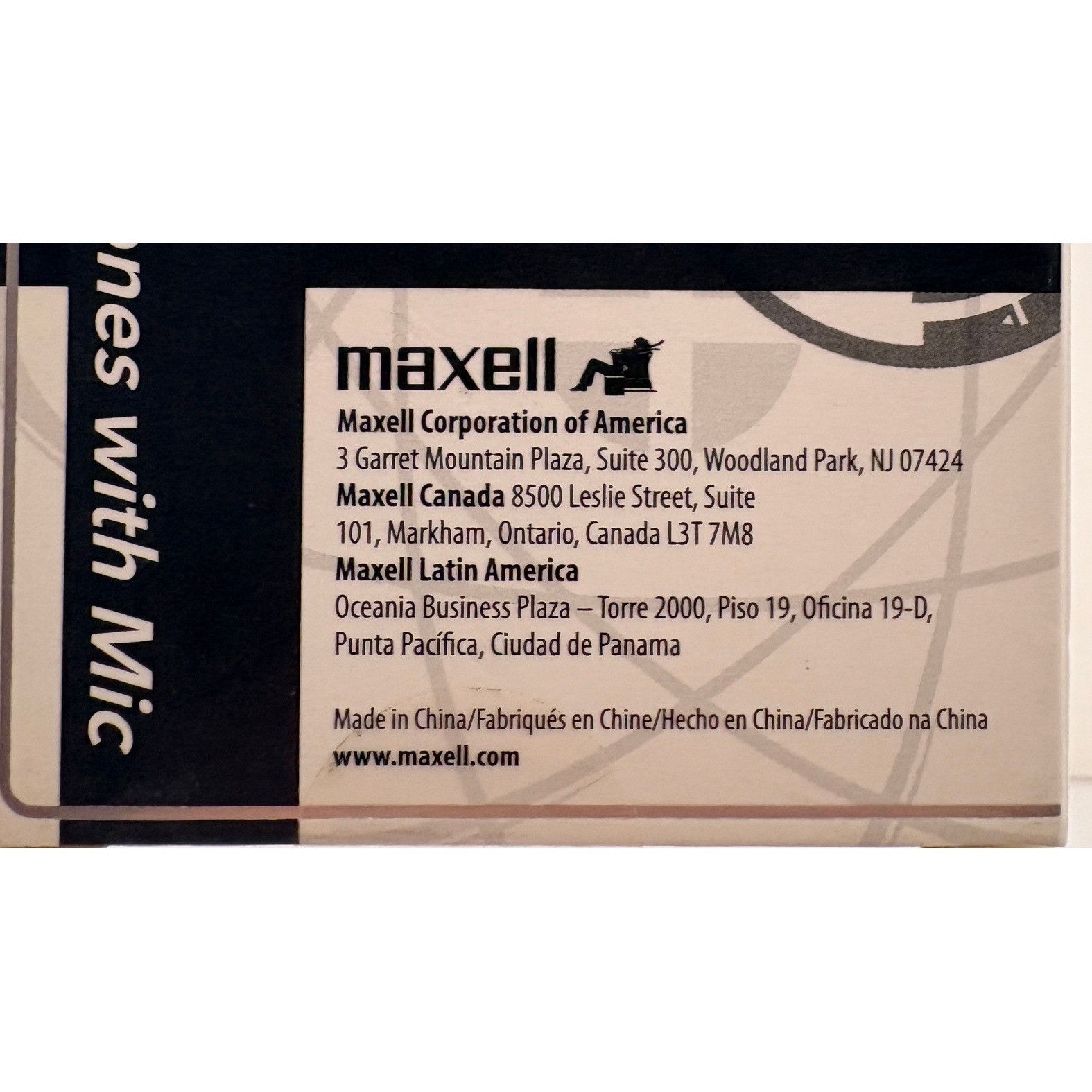 Maxell Bass 13 Earphones with Mic Pink In-Ear Wired Headphones B-13P Heavy Bass