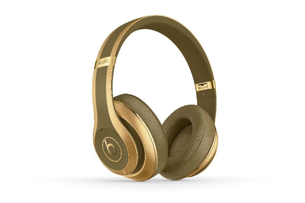 Balmain x Beats by Dr. Dre Studio Over the Ear Headphones – Gold / Green