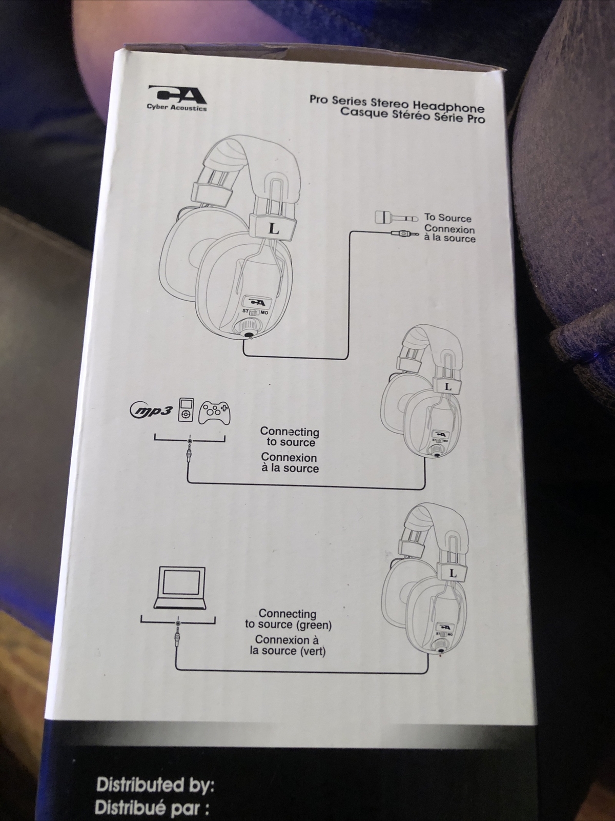 Cyber Acoustics Pro Series ACM-500 Headphones Computer Lab Headphones