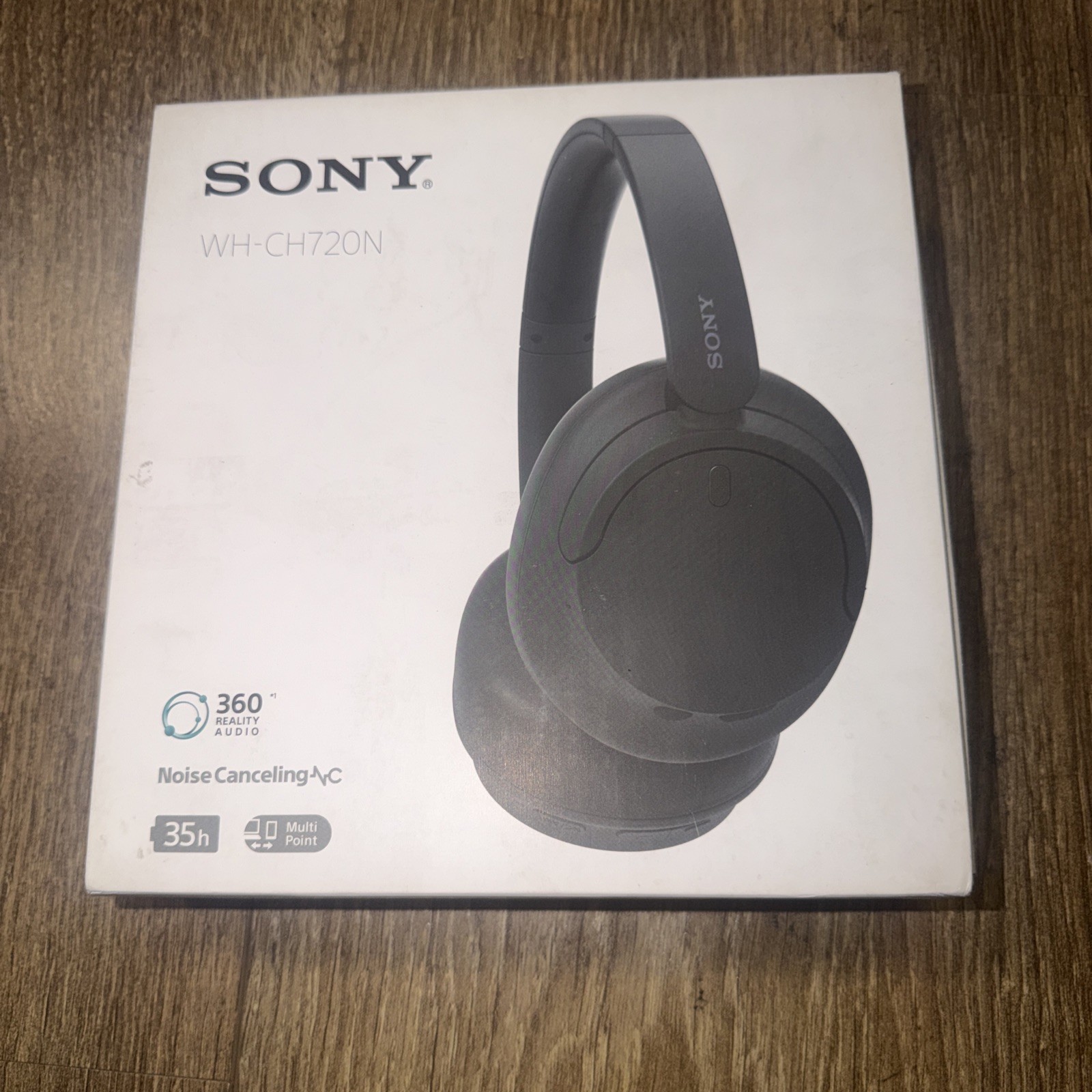 Sony WH-CH720N Wireless Over-Ear Headphones – Black – Open Box
