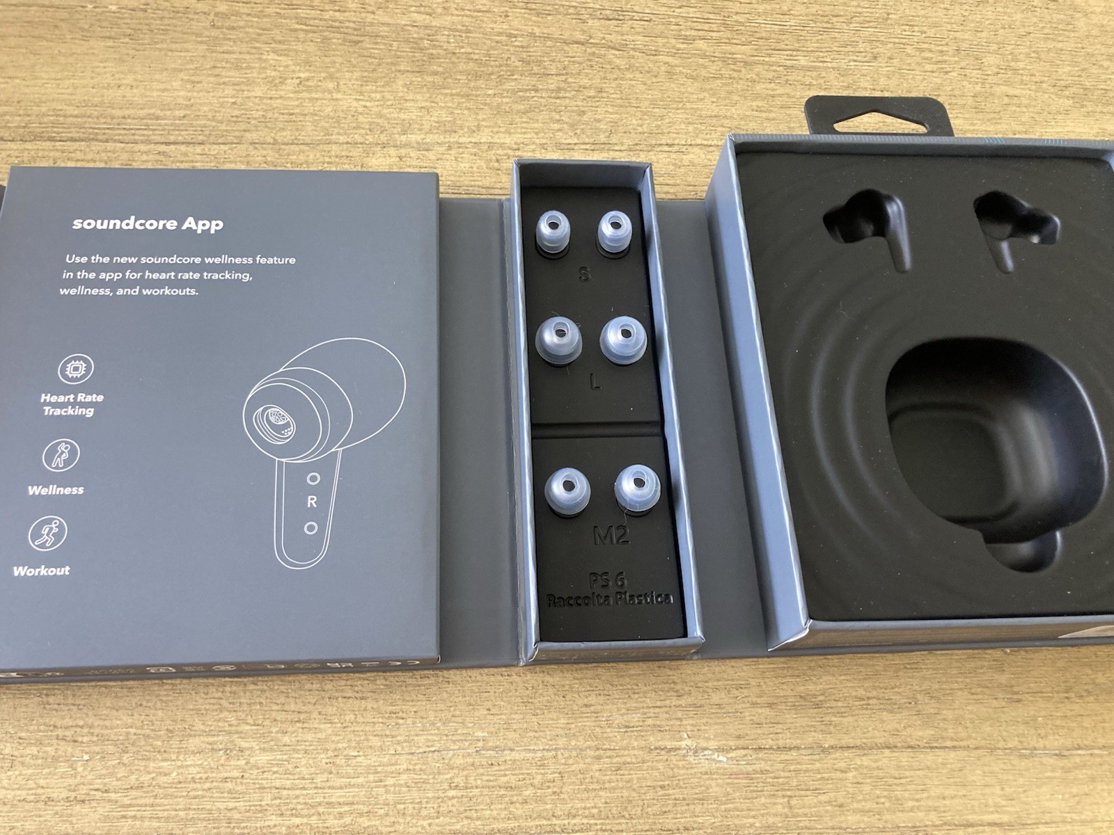 Soundcore by Anker Liberty 4 SE True Wireless BOX ONLY WITH NEW SPARE INSERTS