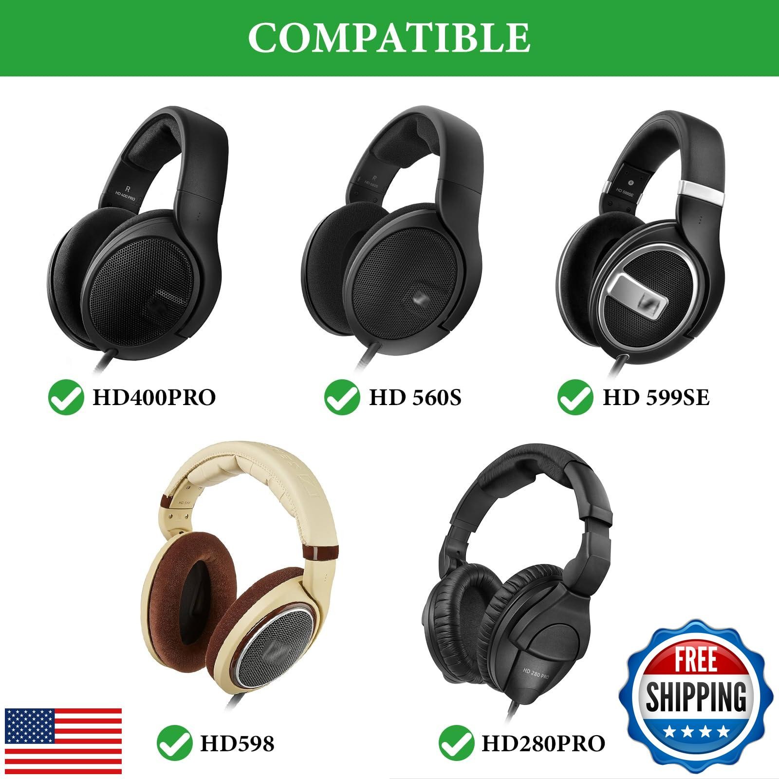 Headphones Case for Sennheiser HD598, HD558, HD518, HD280 PRO and More/Headph