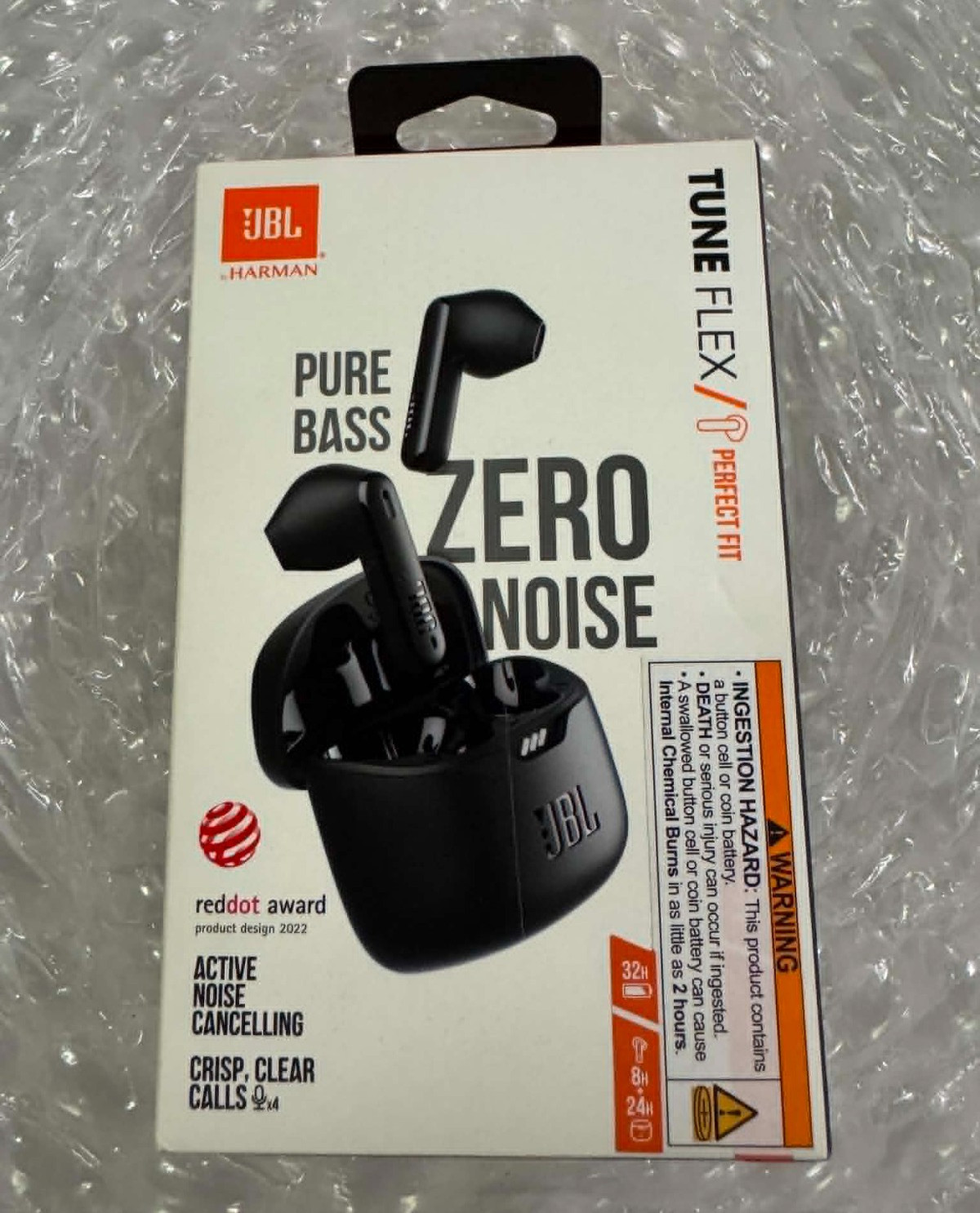 JBL Tune Flex | True Wireless Earbuds, Active Noise Canceling – Black