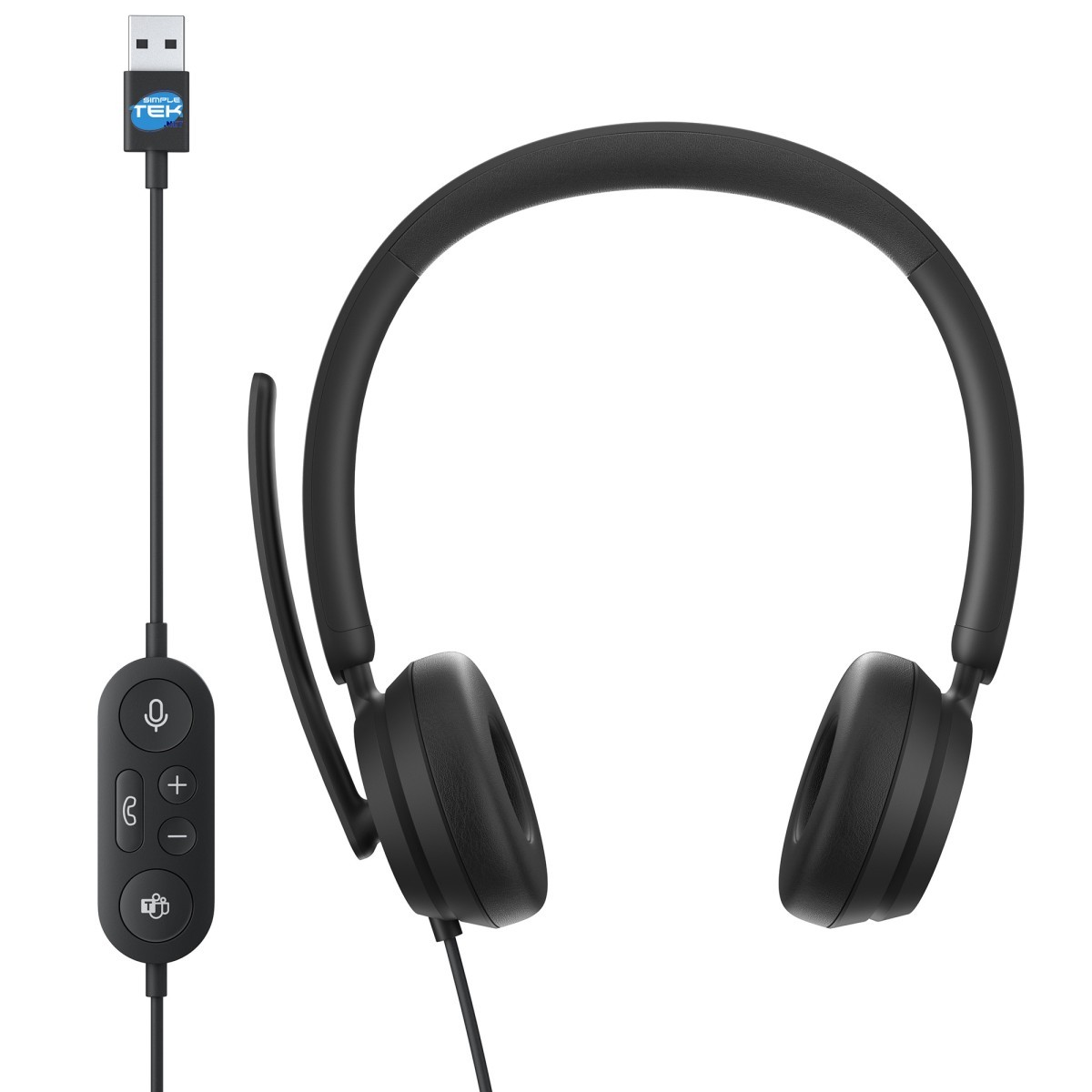Microsoft Modern USB Wired Headphones Earphones with Microphone Windows Mac
