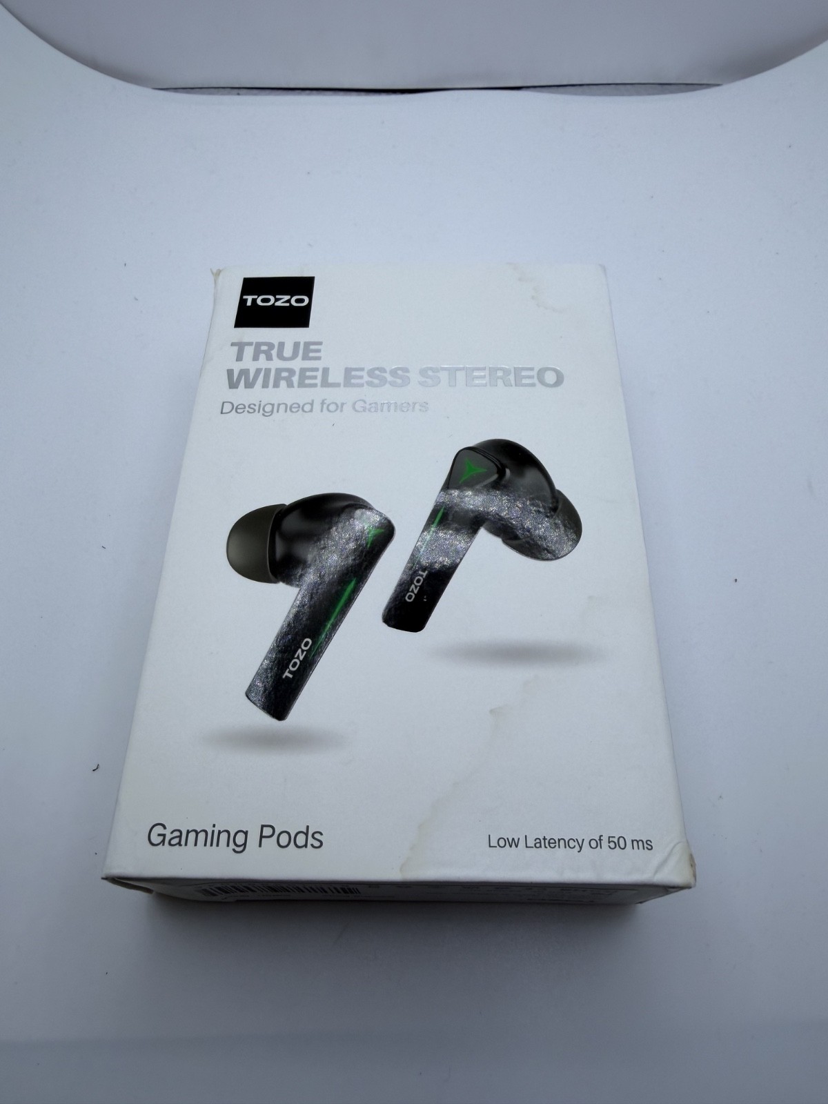 TOZO G1S Gaming Pods True Wireless Bluetooth Earbuds Black w/ Charging Case