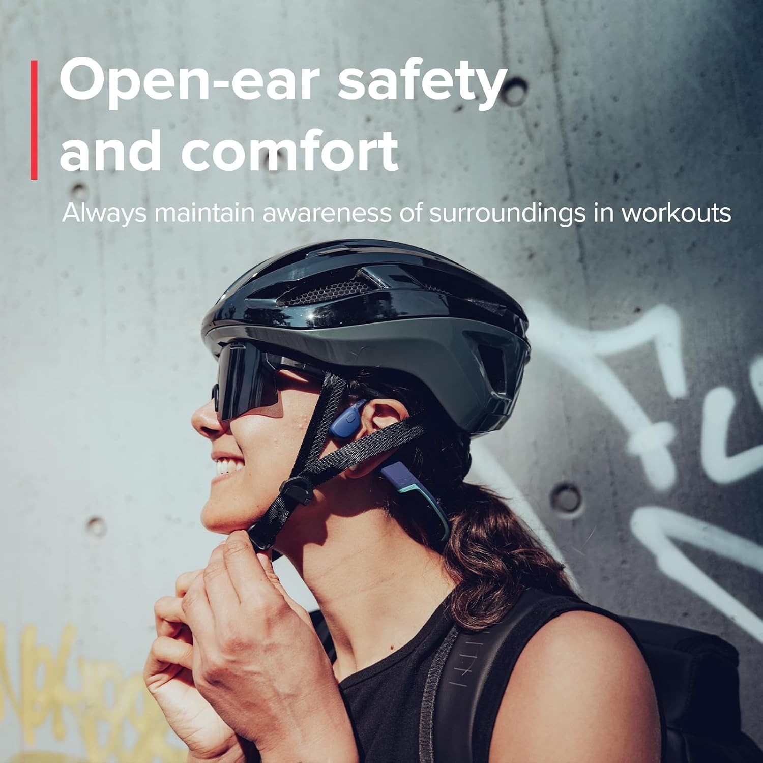 Suunto AQUA LIGHT Bone Conduction Bluetooth Headphones with MP3 Player – Black