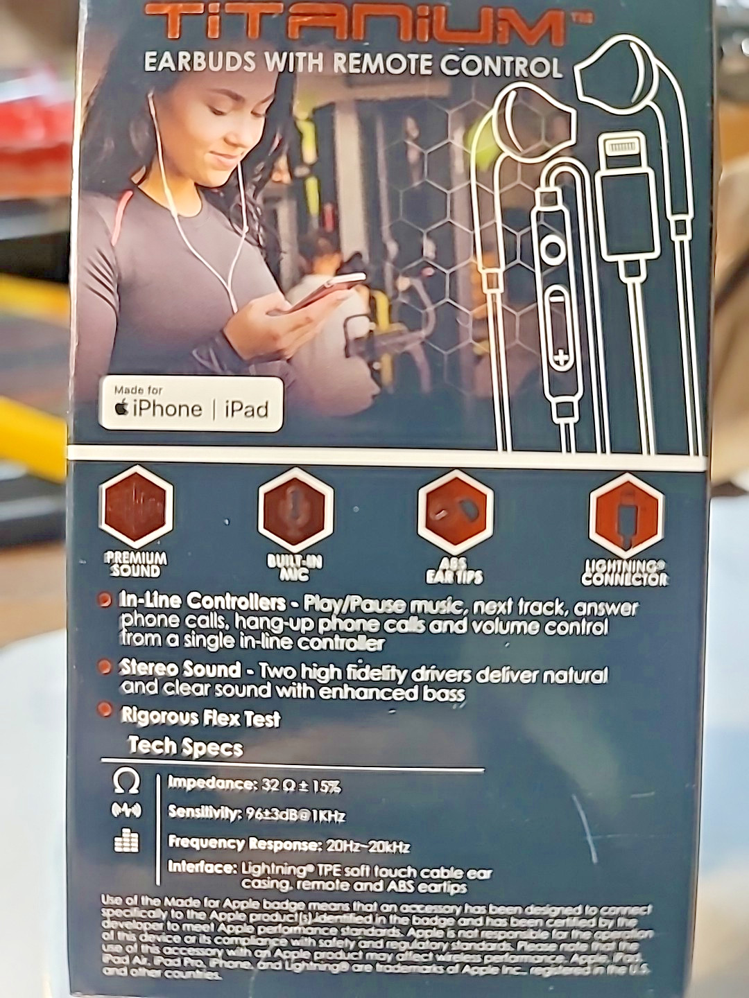 Celltronix Type C Earbuds w/ Remote Control & Mic for iPhone / iPad NIB