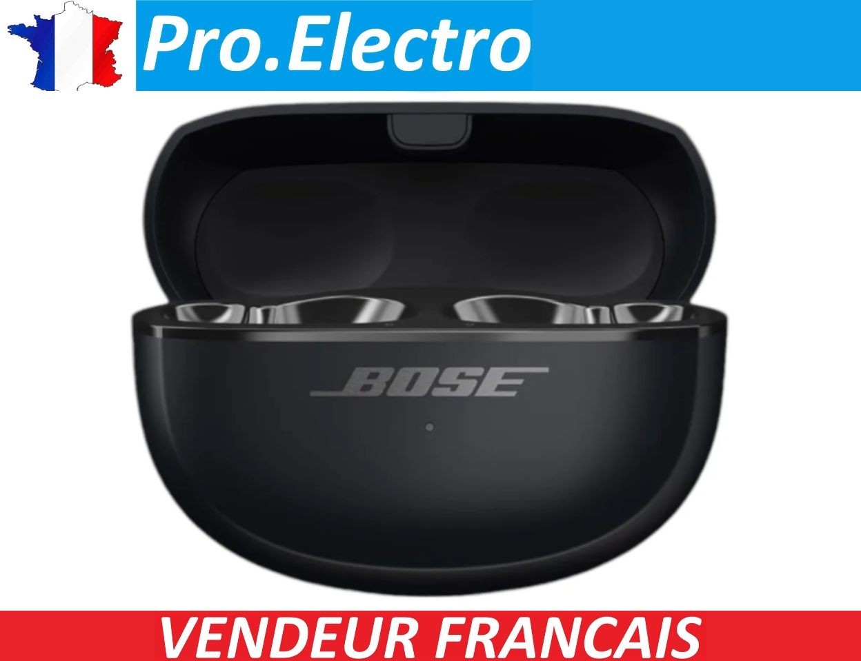 Black: Genuine Battery Rechargeable Earphone Case Bose Ultra Open 438926