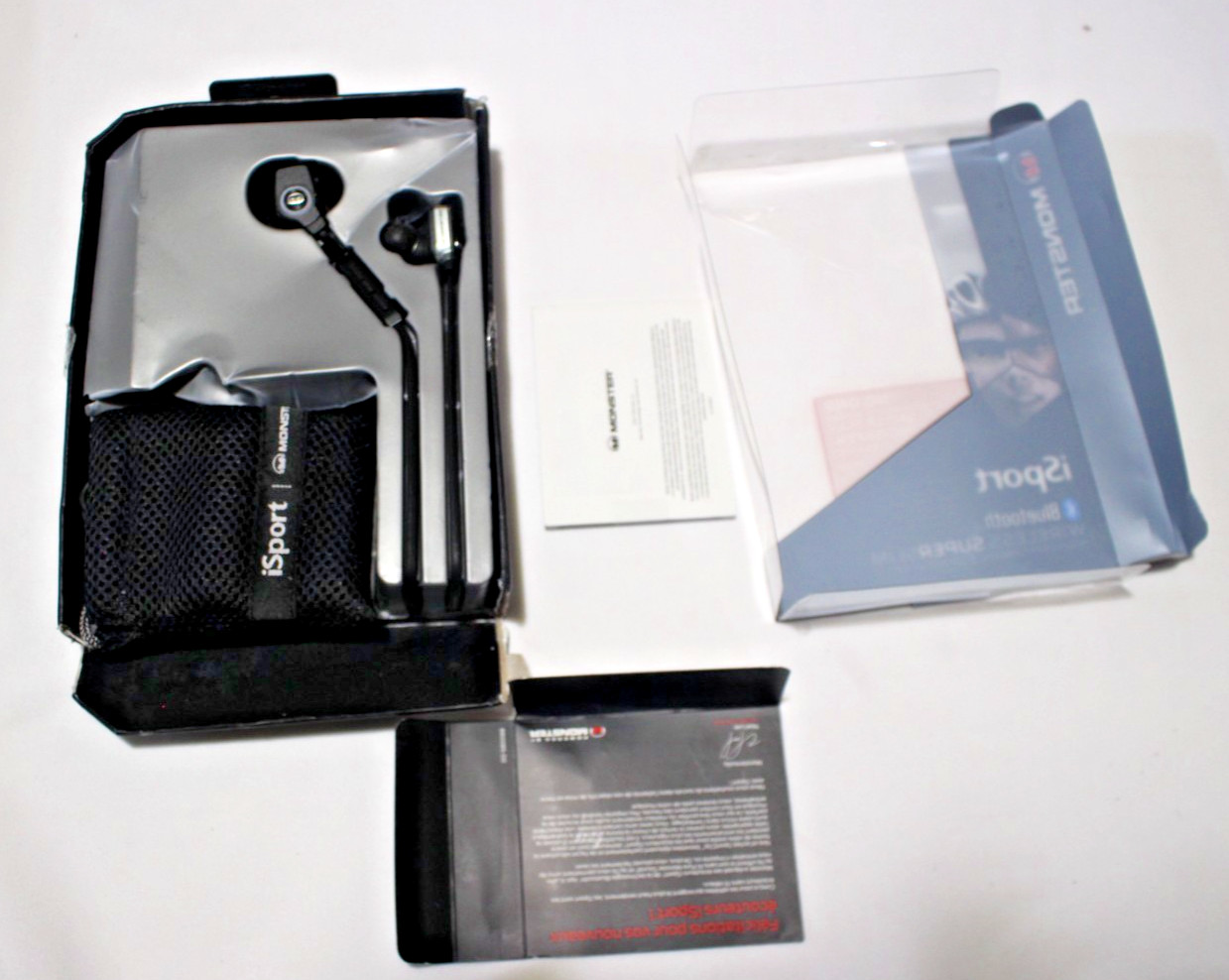 MONSTER ISPORT WIRELESS SUPERSLIM HIGH PERFORMANCE SPORT AUDIO BLUETOOTH