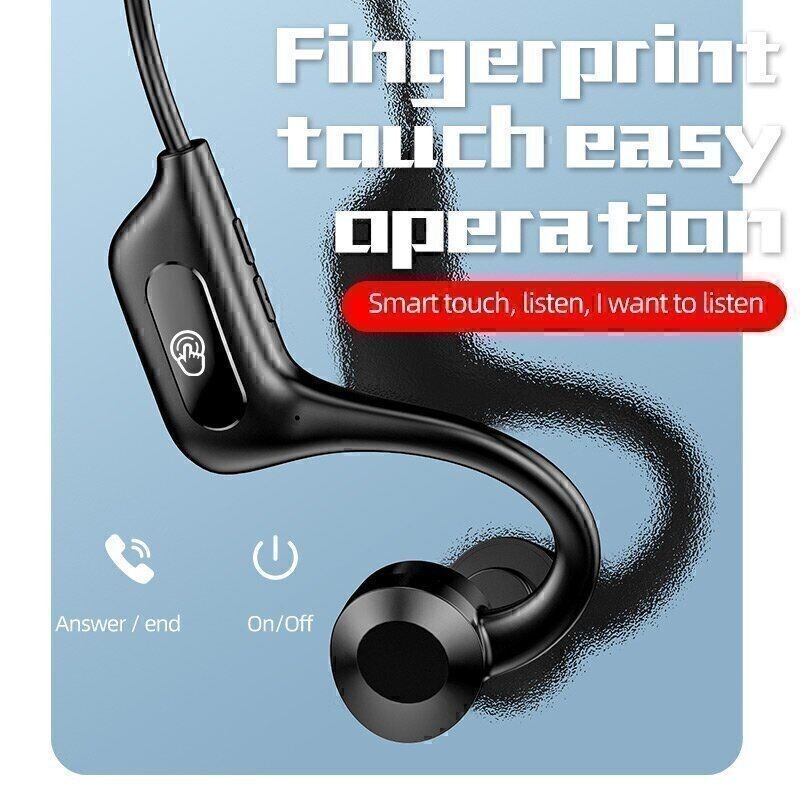 Bone Conduction Headphones Bluetooth 5.1Wireless Earbuds Outdoor Sport Headset