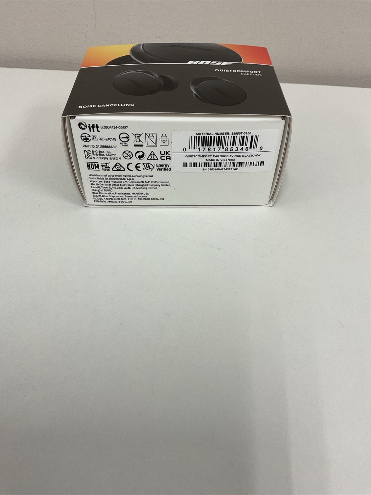 Bose QuietComfort EarBuds Noise Cancelling Bluetooth Headphones – Black 2024 New