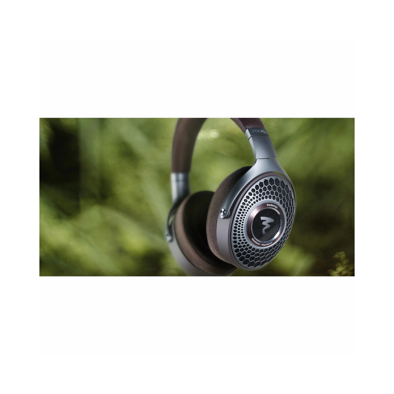 Focal Hadenys Open-Back Headphones, Hi-Fi Sound – Made in France (Brown)