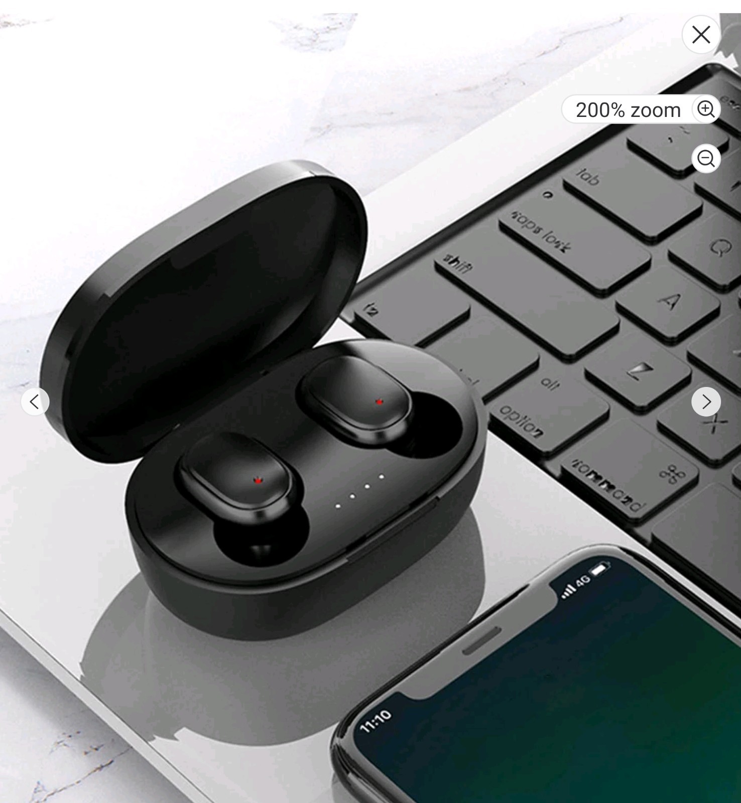 TWS Bluetooth 5.1 Mini Wireless Earbuds ANC CVC 6.0 Noise Cancelling Headphones!